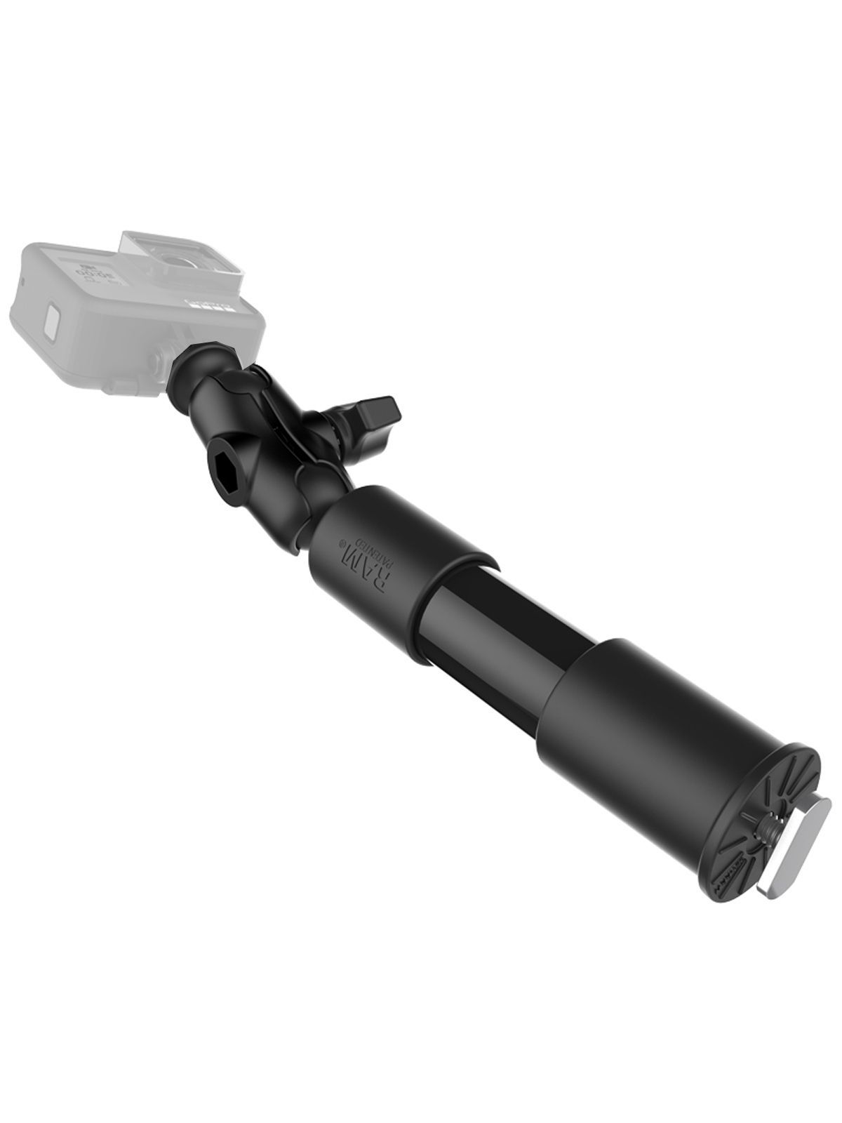 RAM 4" LNG CAMERA ARM W/ GOPRO ADAPT