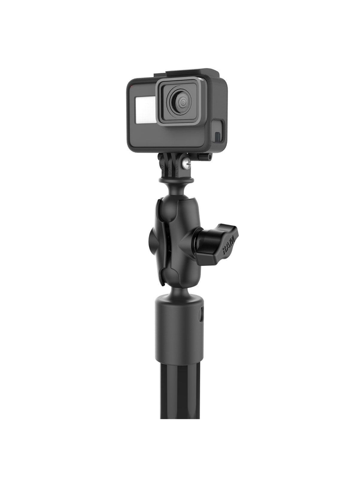 RAM® Tough-Pole™ 24" Camera Mount with Single Pipe & Dual Track Base
