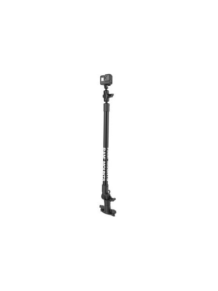 RAM Mounts Tough-Pole GoPro Kamerahalterung für Tough-Track Schienen - B-Kugel (1 Zoll), Gesamtlänge