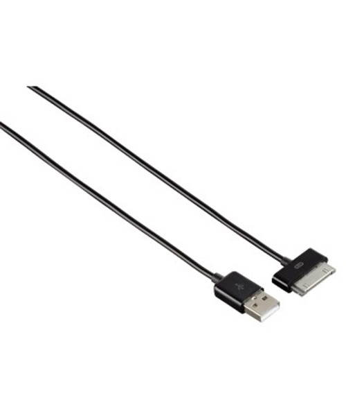 Hama USB Lade-/Sync-Kabel für Samsung Galaxy Tab & Note (Samsung 30-Pin) - schwarz, 1,2 m