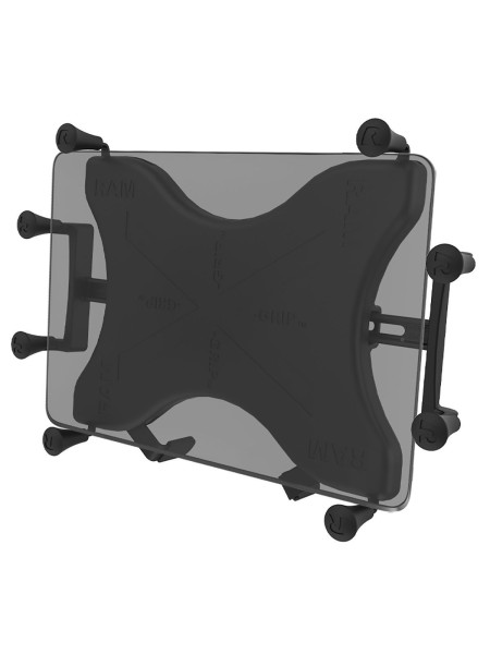 RAM Mounts X-Grip Universal Halteklammer für 10 Zoll Tablets - Aufnahme runde Basisplatte (B- oder C