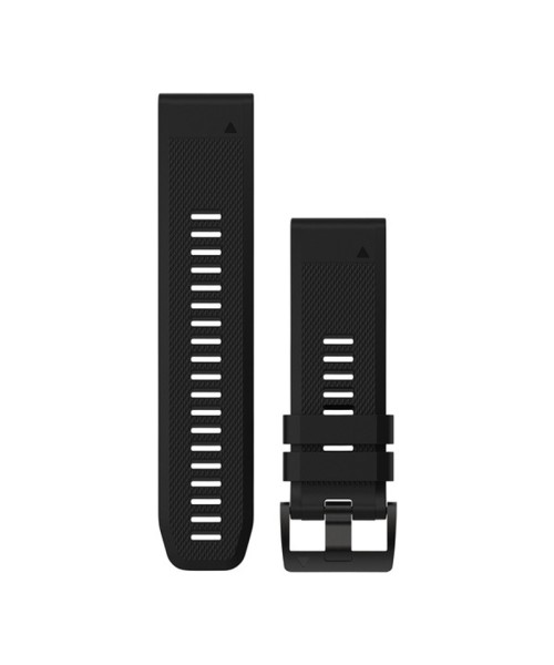 Garmin QuickFit 26 Ersatzarmband für D2 Charlie Pilotenuhr - Silikon, schwarz/schwarz