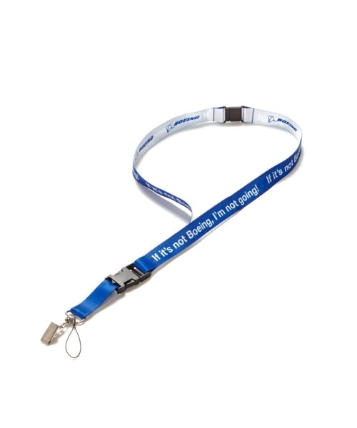 Boeing Lanyard - If It's Not Boeing, I'm Not Going