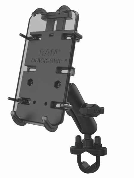 RAM Mounts Universal Lenker-/Rohr-Halterung - B-Kugel (1 Zoll), Schraub-Klemme, mittlerer Verbindung