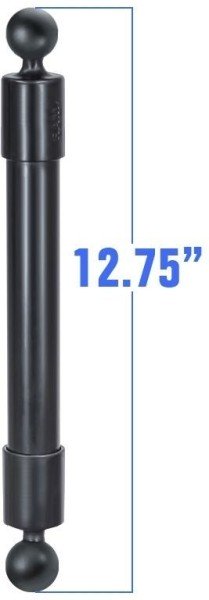 RAM Mounts Verbundstoff-Verlängerungsarm mit B-Kugeln (1 Zoll) - ca. 350 mm lang, im Polybeutel