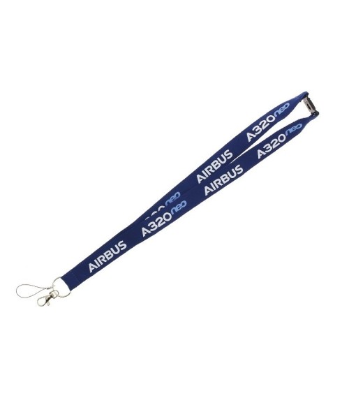 Airbus A320neo Badge Holder (wide) - blue/white