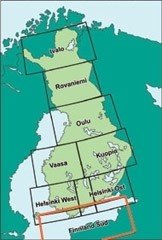 Finnland Süd ICAO Karte - Papier ohne Folie, gefaltet