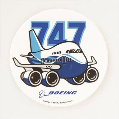 Boeing 747 Pudgy Sticker