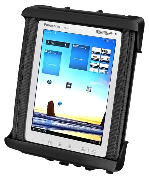 RAM Mounts Universal Tab-Lock Halteschale (abschließbar) für Panasonic Toughpad FZ-A1 (in Schutzgehä