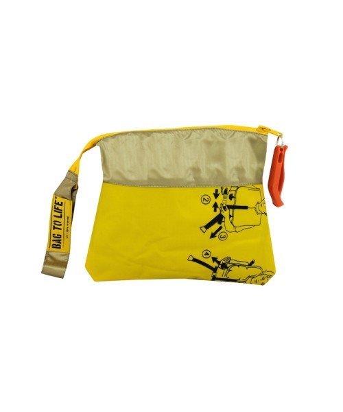 BAG TO LIFE Amenity Kit - Cosmetic Bag, yelloew/go
