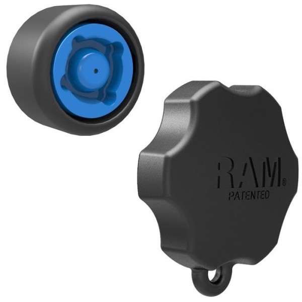 RAM Mounts Pin-Lock Sicherung für Schwenkarme - 3/8"-16 Innengewinde, Pin-Lock Adapter zum Öffnen/Sc