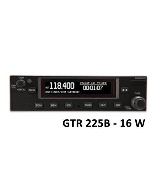 Garmin GTR 225B, Comm, 8,33 & 25 kHz, 16 W - mit Einbaurahmen (Helicopter only)