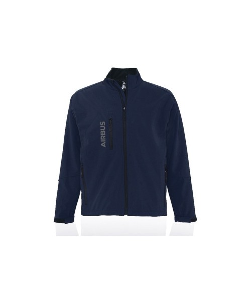 Airbus Softshell Jacke für Herren - blau