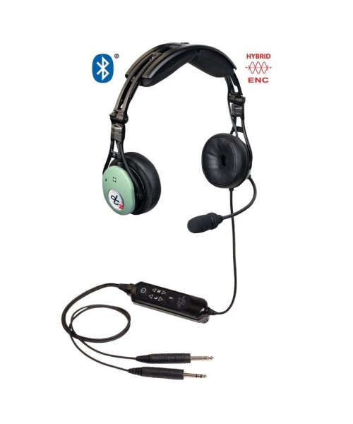 David Clark PRO-X2 Hybrid ENC Headset - aktiv, PJ-Stecker (GA), Bluetooth (Modell 43105G-01)