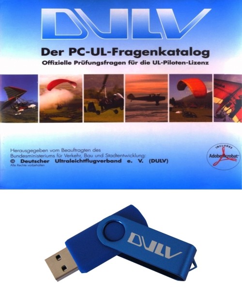 UL-Fragenkatalog (inkl. Tragschrauber) - USB-Stick