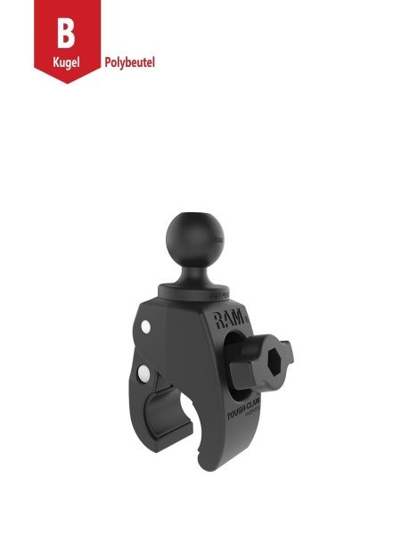 RAM MOUNTS Small Tough-Claw with 1" Ball (B)