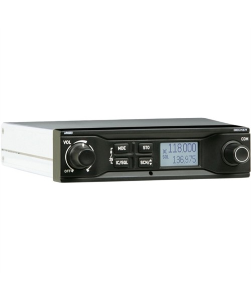 Becker AR6203-(022) VHF/AM Sprechfunkgerät - 8,33 / 25 kHz, 6 Watt, inkl. Steckersatz u. Einbaurahme