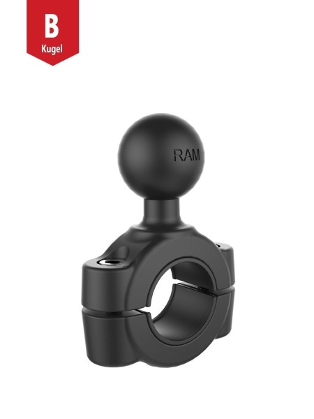 RAM Mounts Torque Rohrschelle - für 19-25 mm Durchmesser, B-Kugel (1 Zoll), im Polybeutel