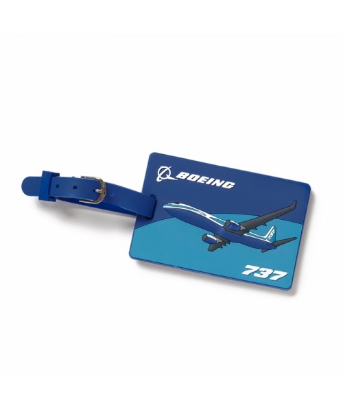 Boeing Gepäckanhänger 737 Jetliner - 3D, mit Namensschild