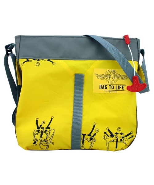 BAG TO LIFE Classic Flyer Bag - yellow/grey