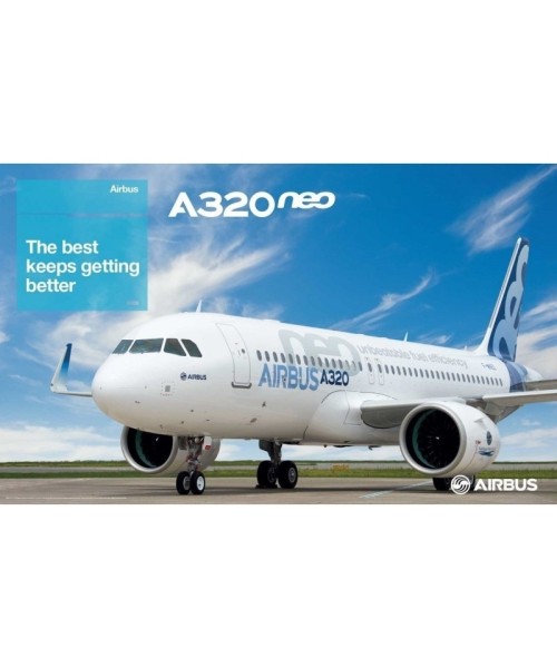 Airbus A320neo Poster - Outside View, 39.4" x 23.6