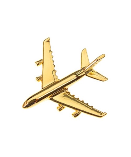 Pin Badge Airbus A380 - gold plated