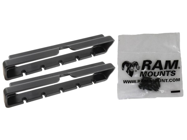 RAM Mounts Tab-Tite Endkappen für Apple iPad mini 1-4 (mit/ohne Schutzhüllen) - Schrauben-Set, im Po