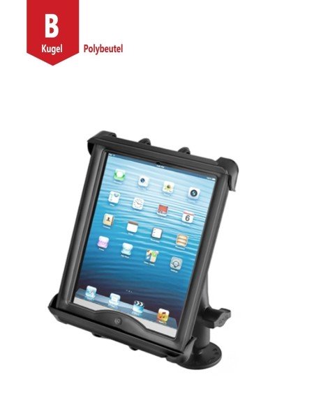 RAM MOUNTS Flat Surface Mount Tab-Tite for 10" Tablets (with heavy duty cases)