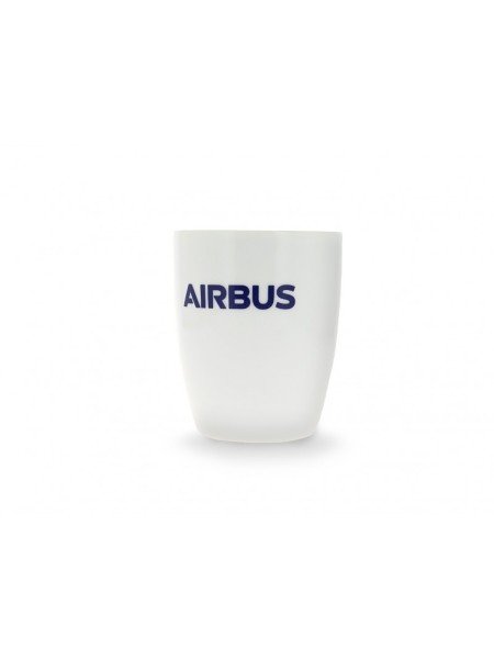Airbus Mug - white with blue sign, approx. 9.8 oz