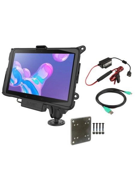 RAM® Powered Mount for Samsung Tab Active Pro with Backing Plate