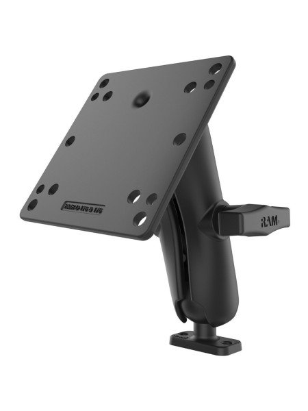 RAM® Double Ball Mount with 1" x 2" Base and 100x100mm VESA Plate