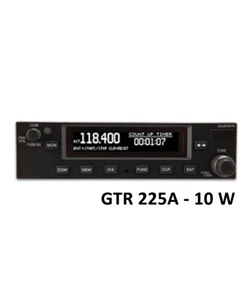 Garmin GTR 225A, Comm, 8,33 & 25 kHz, 10 W - mit Einbaurahmen (Fixed-Wing only)